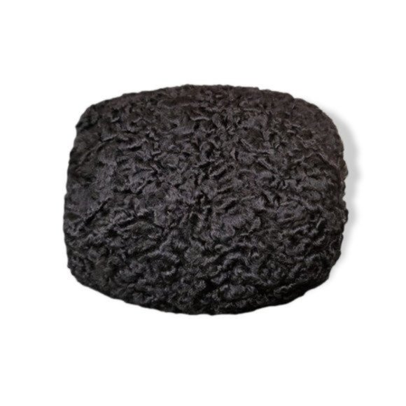 Unisex Black & Burgundy Hand Muff, Hand Warmer Puff - Picture 1 of 4